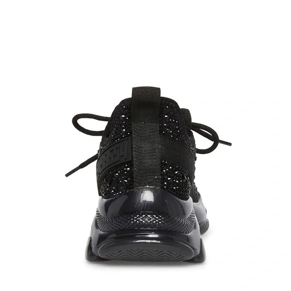 Steve Madden MAXIMA-R BLACK SNEAKERS - Picture 6 of 8
